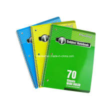 Three Colors spiral Notebook Office Stationery Student Exercise Book
